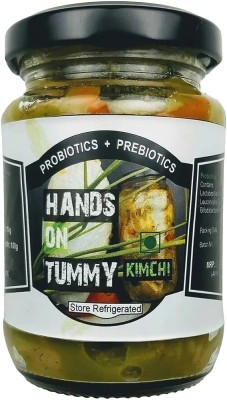 Hands on Tummy Green Kimchi - Probiotic Cabbage, Carrot, Radish Pickle(110 g)