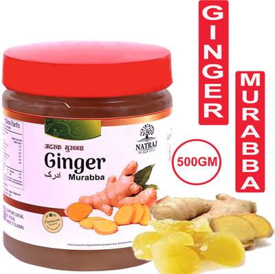 NATRAJ The Right Choice Ginger Murabba 500 gms (Adrak ka Murabba) Ginger Murabba(500 g)