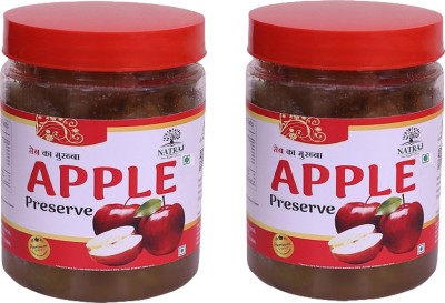 NATRAJ The Right Choice APPLE Murabba 500gm (Pack of 2) = 1kg Immunity Booster Apple Murabba(2 x 250 g)