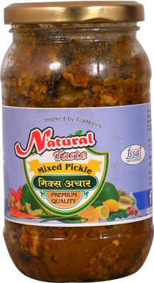 Daily Food Mixed Pickle Mix Veg Ka Achar Homemade Made In Very Less Oil (Nlj 400Gms)-X1 Mixed Vegetable Pickle(400 g)