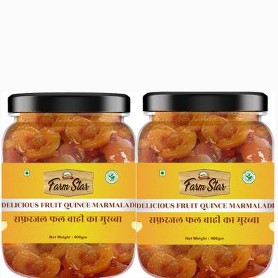 farm star Combo Pack -Bahi Sarfarjal Fruit Murabba  Tasty Quince Fruit Marmalade 800 gm) Plum Murabba