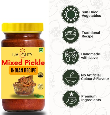 NaughtyCare Mixed Supreme Pickle Homemade Taste Mix Rajasthani Pickles Achar 5KG Mixed, Plum, Mixed Vegetable Pickle(5 kg)