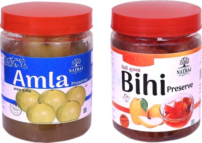 NATRAJ The Right Choice AMLA & BIHI Murabba 500gm (Pack of 2) = 1kg | Immunity Booster Amla Murabba(2 x 250 g)