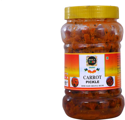 Daily Food Carrot Pickle Gajar Ka Achar Homemade Made in Very Less Oil (800 gm) Carrot Pickle(800 g)