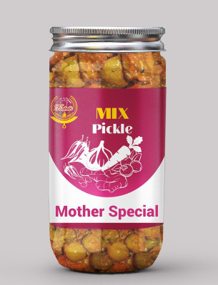 kababi Mother Special Mix Vegetable Pickle Mix Vegetable Aachar(400G) Mixed Pickle(400 g)