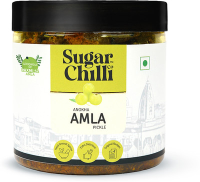 Sugar Chilli Co. Anokha Amla Pickle – Farm Fresh Amla, Tangy Bite, Made in Mustard Oil Amla Pickle(400 g)