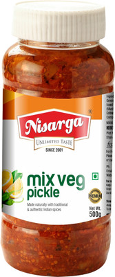Nisarga 500gm Veg Mixed Pickle(500 g)