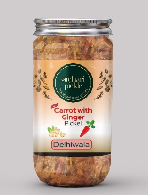 ACHARI PICKLES Carrot With Ginger Pickle Delhiwala(400 GM) Ghar Ka Achar Mixed Vegetable Pickle(400 g)