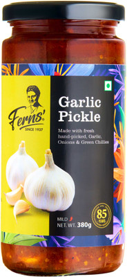 FERNS Fresh and Fine Garlic Pickle -380 gm Garlic Pickle(380 g)