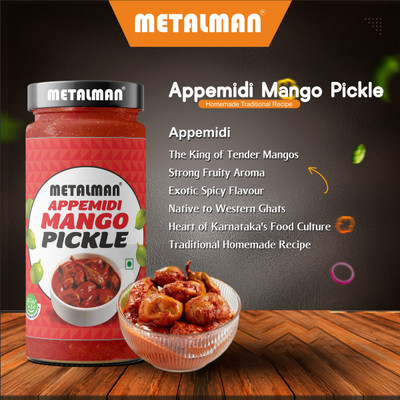 METALMAN Appemidi Homemade Mango Pickle Mango Pickle(500 g)