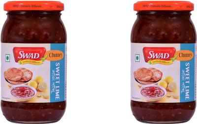 SWAD Distinctly Different and Delicious Sweet Lime Chutney/Pickle | 500g Each Lime Pickle(1000 g)