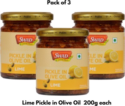 SWAD Lime Pickle in Olive Oil Lime Pickle(3 x 200 g)