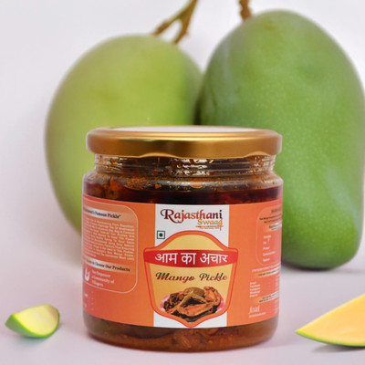 Rajasthani Swaad Kacche Aam Ka Achar Homemade Raw Mango Pickle Mango Pickle(400 g)