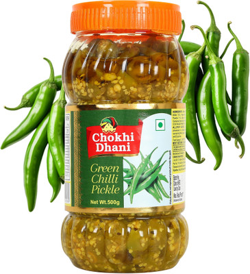 Chokhi Dhani Hari Mirch ka Achar Green Chilli Pickle(500 g)