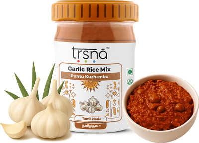 Trsna Garlic Rice Mix Pickle | Puntu Kuhambu Pickle | Authentic South Indian Achaar Garlic Pickle(125 g)
