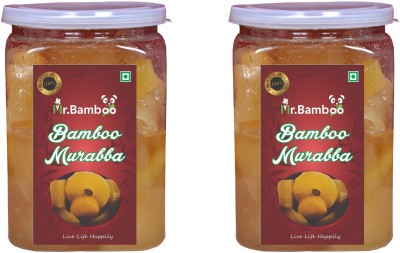 Mr.Bamboo (Premium Quality) Homemade Bamboo Murabba Helps in Height Growth 1600 gm Bamboo Murabba(2 x 800 g)