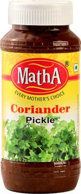 MathA Coriander Pickle - Natural Ingredients - Premium Quality Achar Coriander Pickle(500 g)