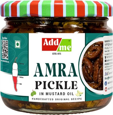 Add me Fresh Amra Pickle 300g | Tasty and Tangy Indian Hog Plum Pickle Mango Pickle(300 g)
