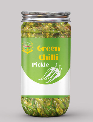 kababi Green Chilli Pickle Fresh Green Chilli/Harimirch Ka Aachar(400G) Green Chilli Pickle(400 g)