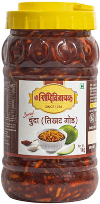 Shree Siddhivinayak Red Chunda Homemade Ready to Eat No Artificial Colors 1 kg - Pack of 1 Mango Pickle(1 kg)