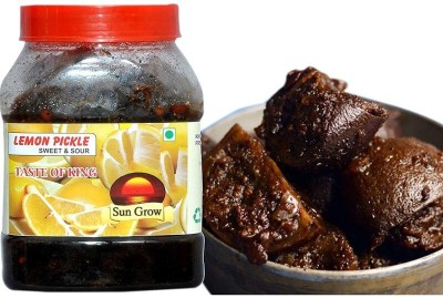 Sun Grow Sweet & Sour Lemon Pickle Nimbu Ka Achar Homemade (850 grams) Lime Pickle(850 g)