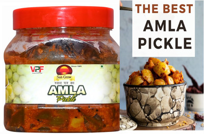 Sun Grow Amla Pickle Awla Ka Achar Amla Ka Achaar Homemade Natural Handmade Fresh Amla Pickle(400 g)