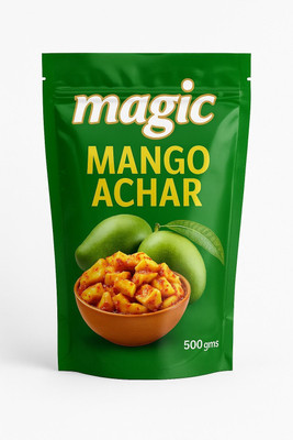 MagicPickle Authentic Indian Mango Achar, Homemade Flavor Bomb Mango Pickle(500 g)