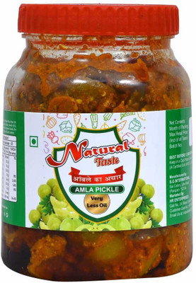 Natural Taste Amla Pickle Awla Ka Achar Homemade Natural Organic - 400 gm Amla Pickle(400 g)