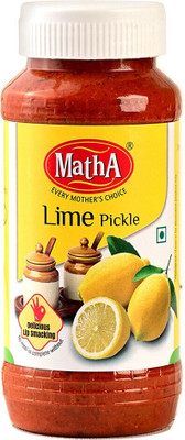 MathA Lime Pickle - - Natural Ingredients - Premium Quality Achar Lime Pickle(500 g)