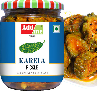 Add me Add me Home Made Karela Pickle Karele Ka Achar Less Oil 500 gm Bitter Gourd Pickles Bitter Gourd Pickle(500 g)