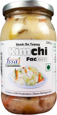 Hands on Tummy Kimchi Factory - White Kimchi - Authentic Non Spicy Korean Pickle Cabbage, Radish, Carrot Pickle(330 g)