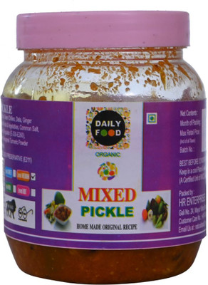 Daily Food Mixed Pickle Mix Veg Ka Achar Recipe In Very Less Oil (400 Gms) Z1 Mixed Vegetable Pickle(400 g)