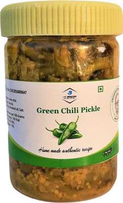 Live Healthy Green chilli Pickle, Home Made, Hari Mirch ka Achar 200 Grams Green Chilli Pickle(200 g)