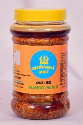 BHOLE NATH Authentic Homemade Mango Pickle - Tangy & Spicy Delight. Mango Pickle(1 kg)