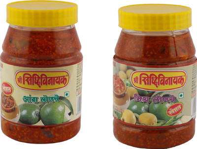 Shree Siddhivinayak 500 gm Mango,Mix Pickles Mixed Pickle(2 x 0.5 kg)