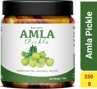 Relishta Maa Ke Hath Ka Mother Made Homemade Masalo Se Bana HomeMade Amla Pickle(250 g)