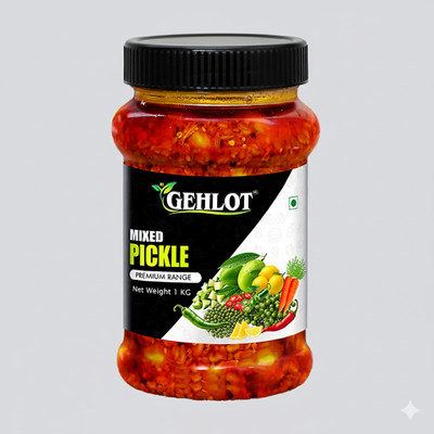 Gehlot Mixed Pickle Fresh Homemade Mixed Pickle 1kg Mixed Pickle(1000 g)