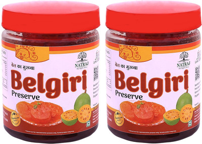 NATRAJ The Right Choice BELGIRI Murabba 500gm (Pack of 2) = 1kg Immunity Booster Bel Murabba(2 x 250 g)