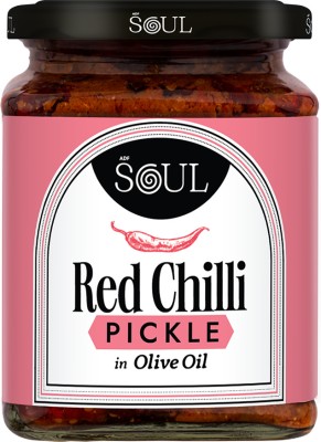 SOUL Red Chilli Pickle in Olive Oil 265 Grams Red Chilli Pickle(265 g)