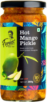 FERNS Fresh and Fine Hot Mango Pickle -380 gm Mango Pickle(380 g)