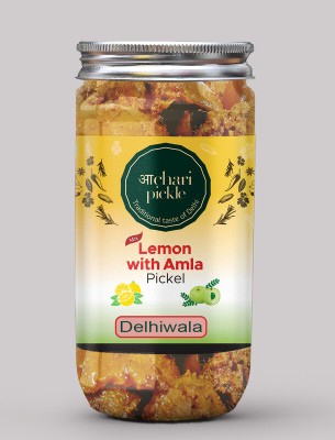 ACHARI PICKLES Lemon With Amla Mix Pickle Delhiwala(400 GM) Ghar Ka Achar Mixed Vegetable Pickle(400 g)