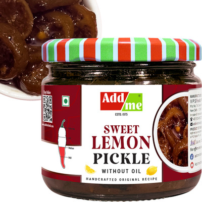 Add me Sweet Lemon Pickle Khatta Meetha Nimbu Ka Achar Lemon Pickle Traditional 200g Lemon Pickle(200 g)