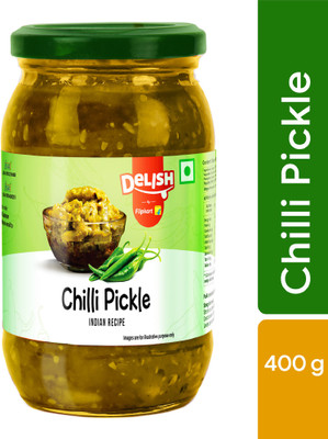 Delish by Flipkart Green Chilli Pickle(400 g)