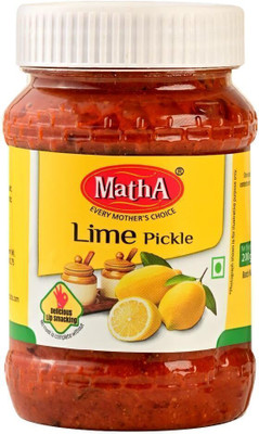 MathA Lime Pickle - - Natural Ingredients - Premium Quality Achar Lime Pickle(200 g)