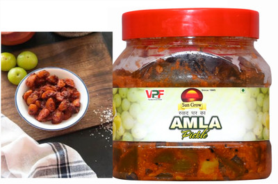 Sun Grow Amla Pickle Awla Ka Achar Amla Ka Achaar Handmade Natural Homemade Fresh Amla Pickle(400 g)
