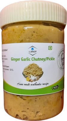 Live Healthy Ginger Garlic Chutney/Pickle/Achaar 200 Grams Garlic Pickle(200 g)