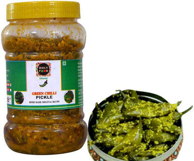 Daily Food Green Chilli Pickle Hari Mirch Ka Achar Made in Very Less Oil (800g) Green Chilli Pickle(800 g)