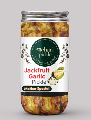 ACHARI PICKLES Mother Special Kathal & Lehsun Ka Achar-400 gm-Jackfruit Greenchilli Pickle Jackfruit Pickle(400 g)