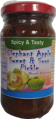 R S Jyoti Sweet and sour elephant apple pickle small Mixed Pickle(200 g)