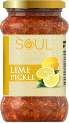 SOUL Lime Pickle 380 Gm in Sunflower Oil Lime Pickle(380 g)